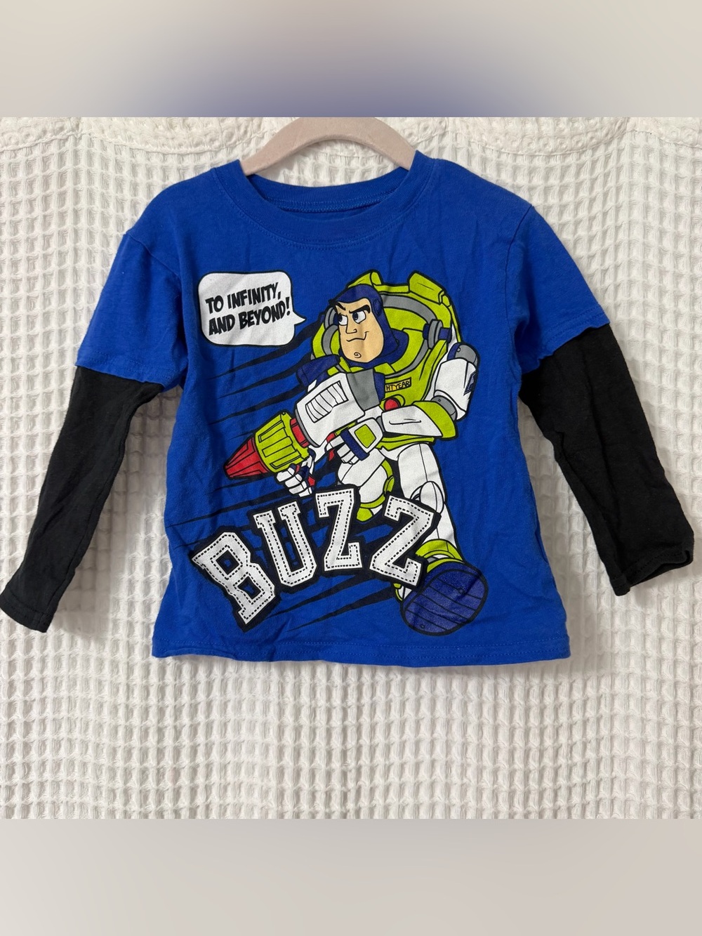 Buzz Lightyear Blue Layered-Look Kids Tee